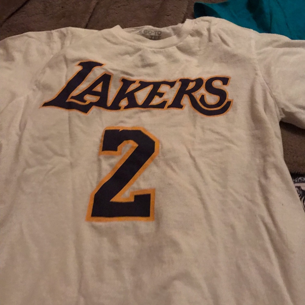 Men’s laker shirt.  #2. BALL